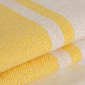 comptoir de monastir - foutas tissage plat - couleur jaune - détail matière