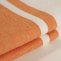 comptoir de monastir - foutas tissage plat - couleur orange - détail matière