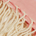comptoir de monastir - foutas tissage plat - couleur rose - détail franges