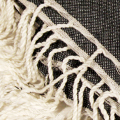 comptoir de monastir - foutas tissage plat - couleur ardoise - détail franges