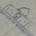 comptoir de monastir - foutas tissage plat - couleur mariniere - détail broderie