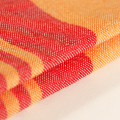 comptoir de monastir - foutas tissage plat - couleur orange - détail matière