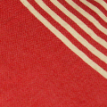 comptoir de monastir - foutas tissage plat - couleur vermillon